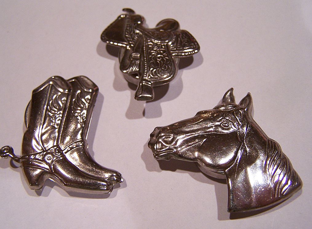 Vintage Button Covers Set Cowgirl Cowboy Boots Saddle Horse Vintage Button Covers Set Cowgirl Cowboy Boots Saddle Horse