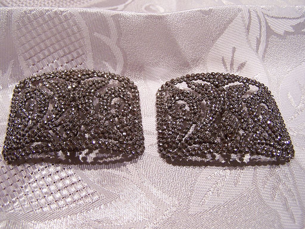 Vintage French Buckles Signed Made In France FBN Co Vintage French Buckles Signed Made In France FBN Co
