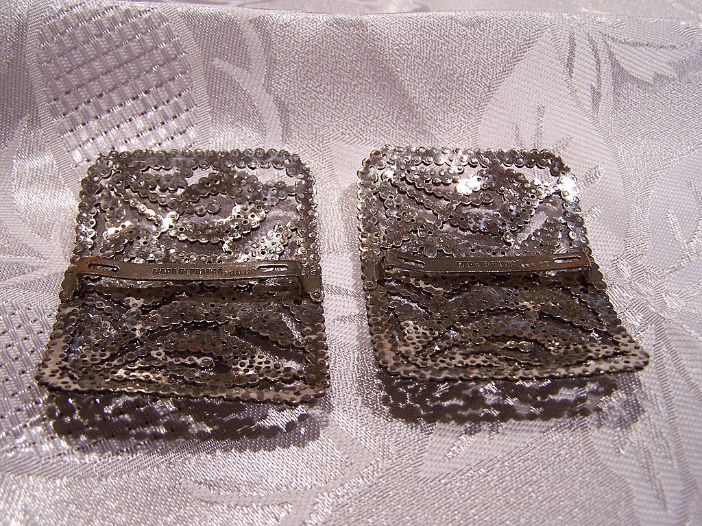 Vintage French Buckles Signed Made In France FBN Co Vintage French Buckles Signed Made In France FBN Co