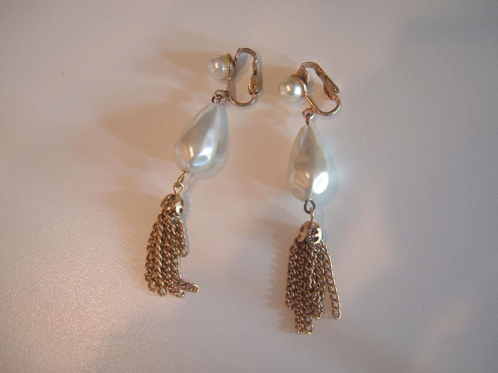 Vintage Tassel clip Earrings Vintage Tassel clip Earrings