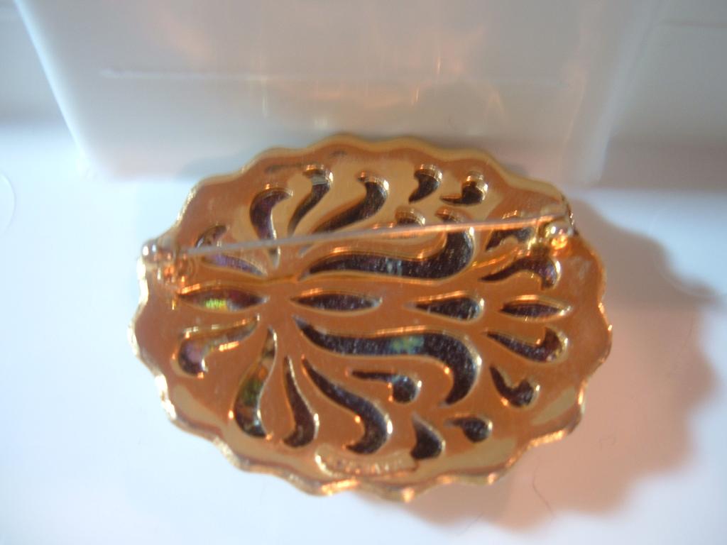 Marvella signed Confetti Foil Brooch Marvella signed Confetti Foil Brooch