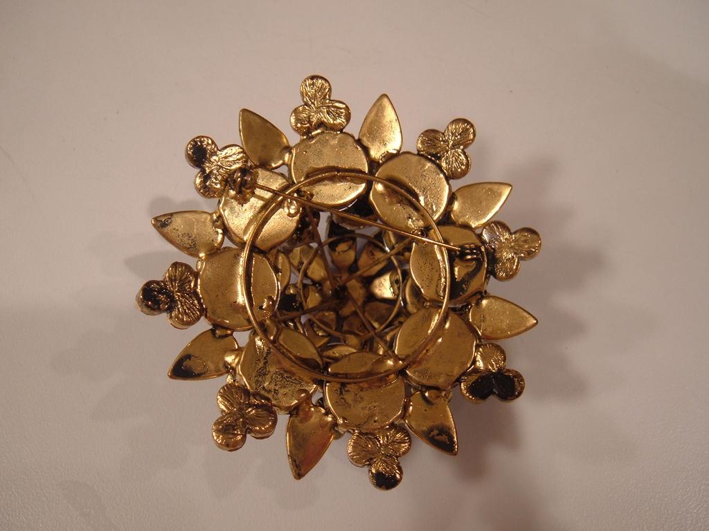 Brilliant Blue Triple Layered Brooch Brilliant Blue Triple Layered Brooch