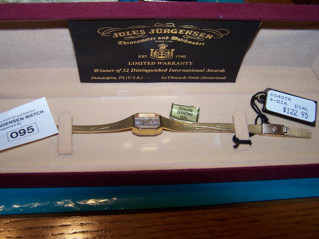 Jules Jurgensen Ladies Diamond Dial Watch Jules Jurgensen Ladies Diamond Dial Watch