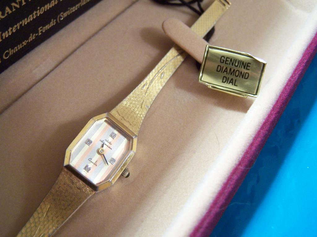 Jules Jurgensen Ladies Diamond Dial Watch Jules Jurgensen Ladies Diamond Dial Watch