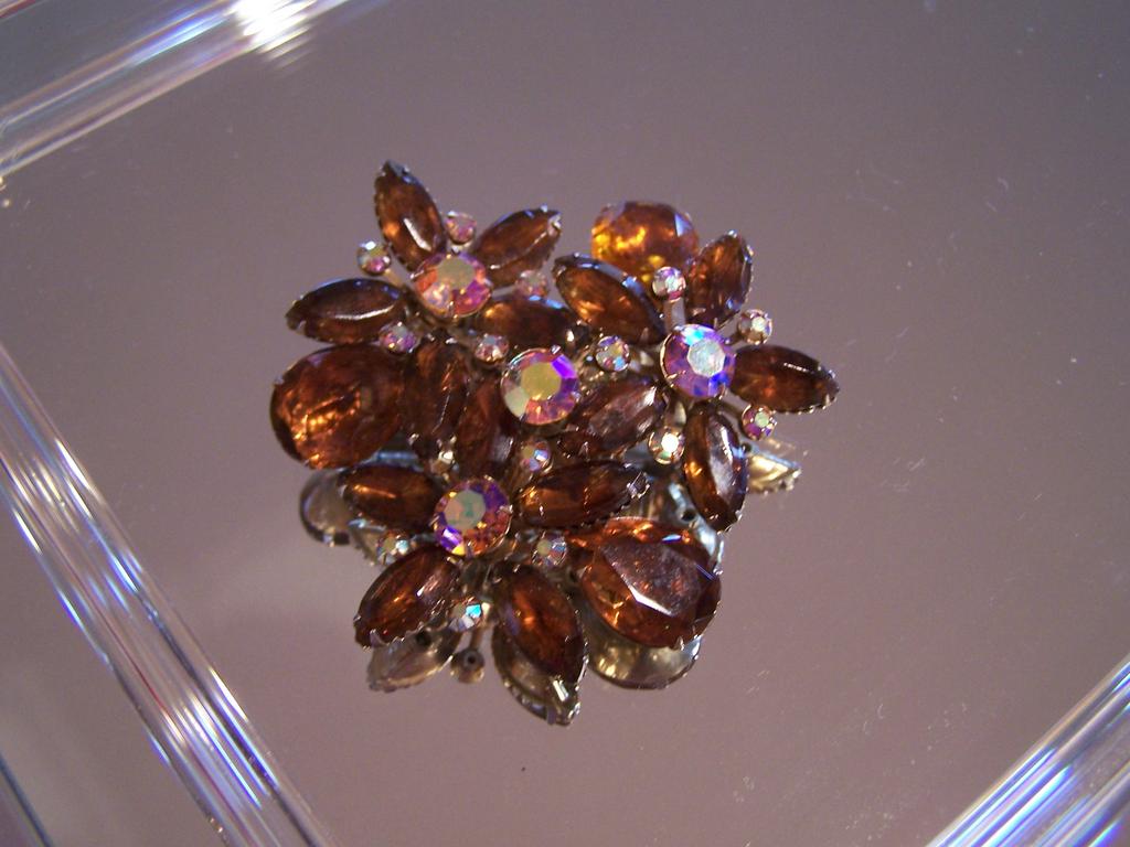 Rhinestone Flower Cluster Brooch Rhinestone Flower Cluster Brooch