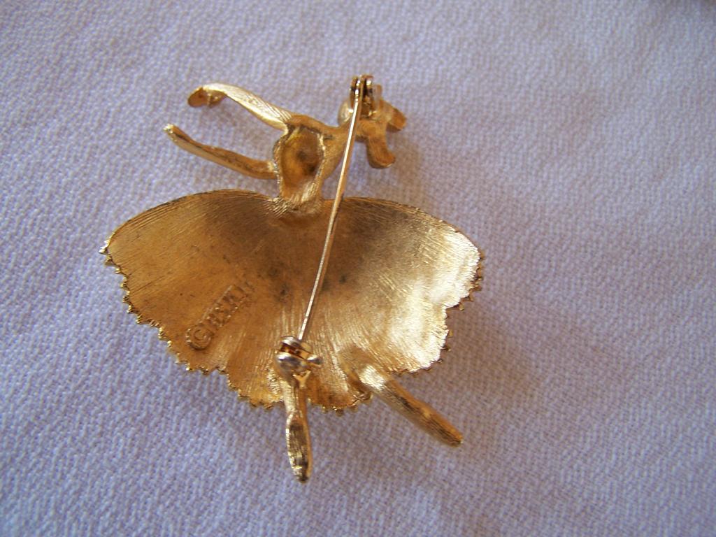 Signed Dancer Pin Signed Dancer Pin
