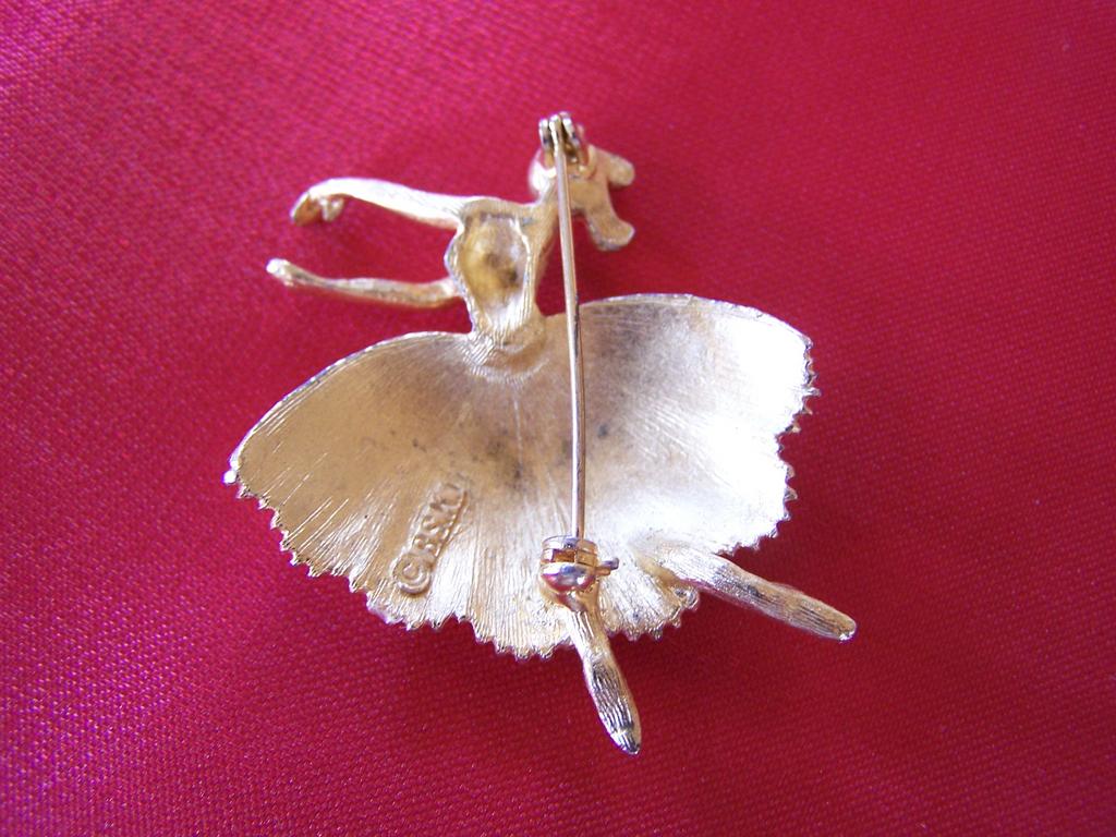 Signed Dancer Pin Signed Dancer Pin