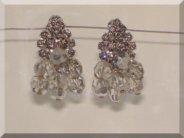 Rhinestone Beaded Earrings Rhinestone Beaded Earrings