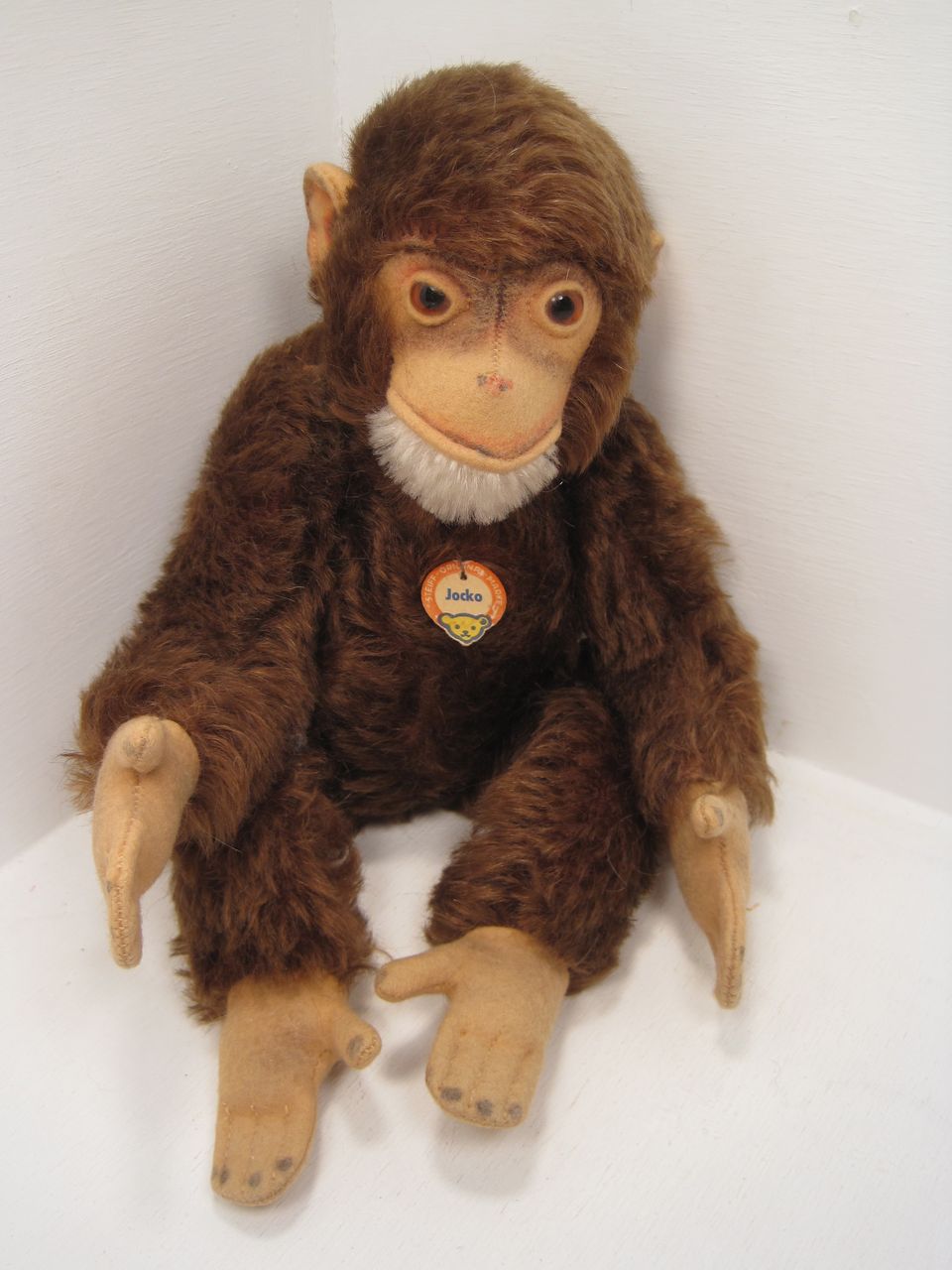 steiff monkey puppet