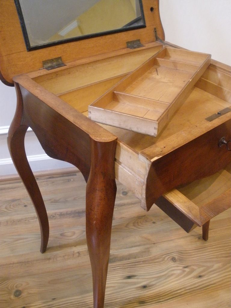 Antique French Country Mahogany Sewing, Work, Vanity, Side Table. FREE SHIPPING!* Antique French Country Mahogany Sewing, Work, Vanity, Side Table. FREE SHIPPING!*