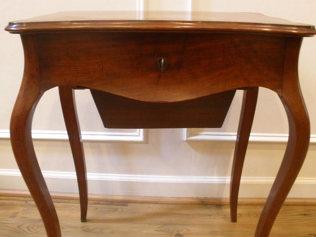 Antique French Country Mahogany Sewing, Work, Vanity, Side Table. FREE SHIPPING!* Antique French Country Mahogany Sewing, Work, Vanity, Side Table. FREE SHIPPING!*