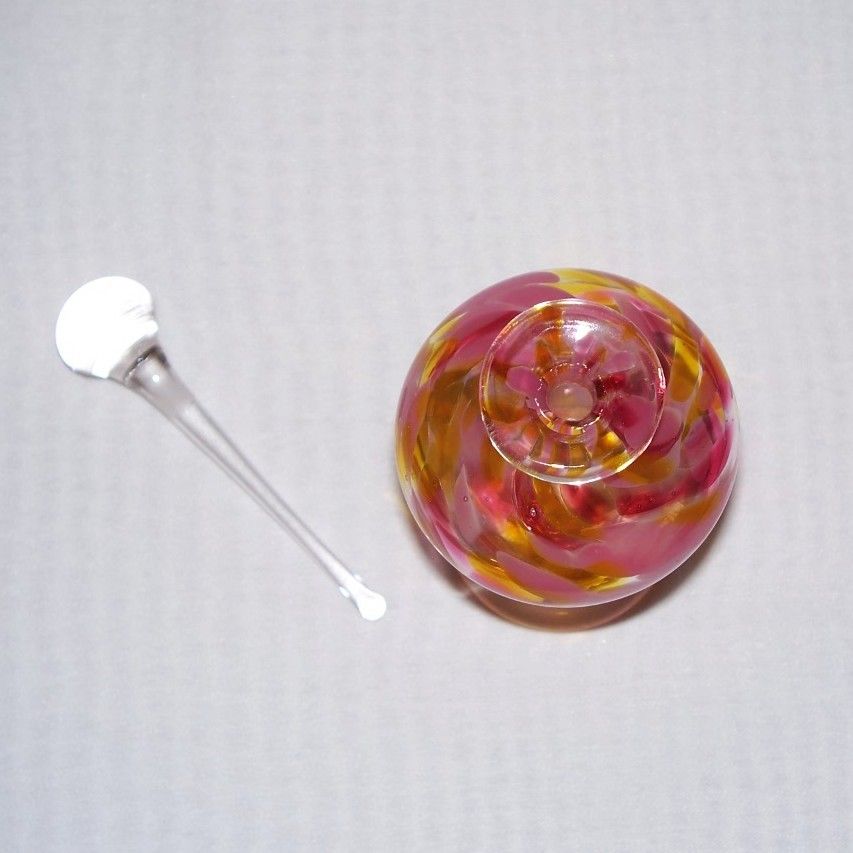 Signed Ron Lukian Art Glass Perfume Bottle Signed Ron Lukian Art Glass Perfume Bottle