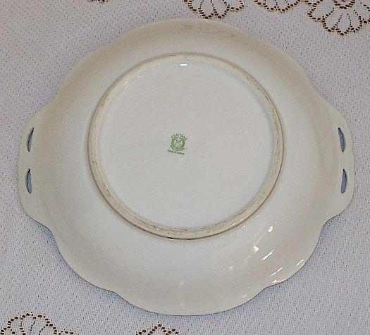 Noritake Hand Painted Iris Serving Dish Noritake Hand Painted Iris Serving Dish