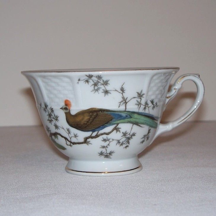 Phillip Rosenthal Bird of Paradise Tea Cup and Saucer Phillip Rosenthal Bird of Paradise Tea Cup and Saucer