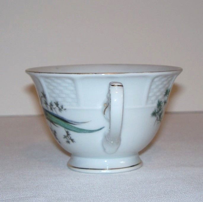 Phillip Rosenthal Bird of Paradise Tea Cup and Saucer Phillip Rosenthal Bird of Paradise Tea Cup and Saucer