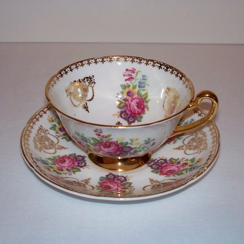 Royal Grafton Golden Heritage Tea Cup and Saucer Royal Grafton Golden Heritage Tea Cup and Saucer