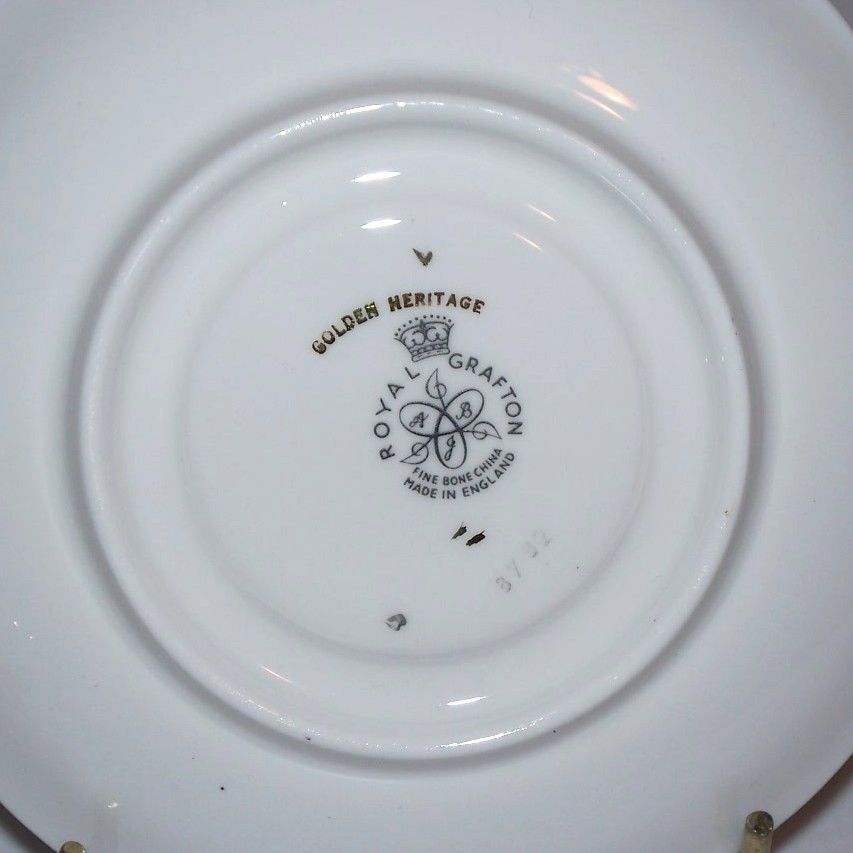 Royal Grafton Golden Heritage Tea Cup and Saucer Royal Grafton Golden Heritage Tea Cup and Saucer