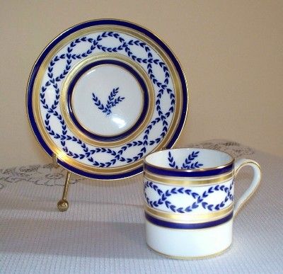 Minton Antoinette Demitasse Tea Cup and Saucer Minton Antoinette Demitasse Tea Cup and Saucer