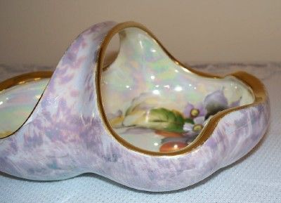 Noritake Porcelain Lusterware Basket - Cherries Noritake Porcelain Lusterware Basket - Cherries