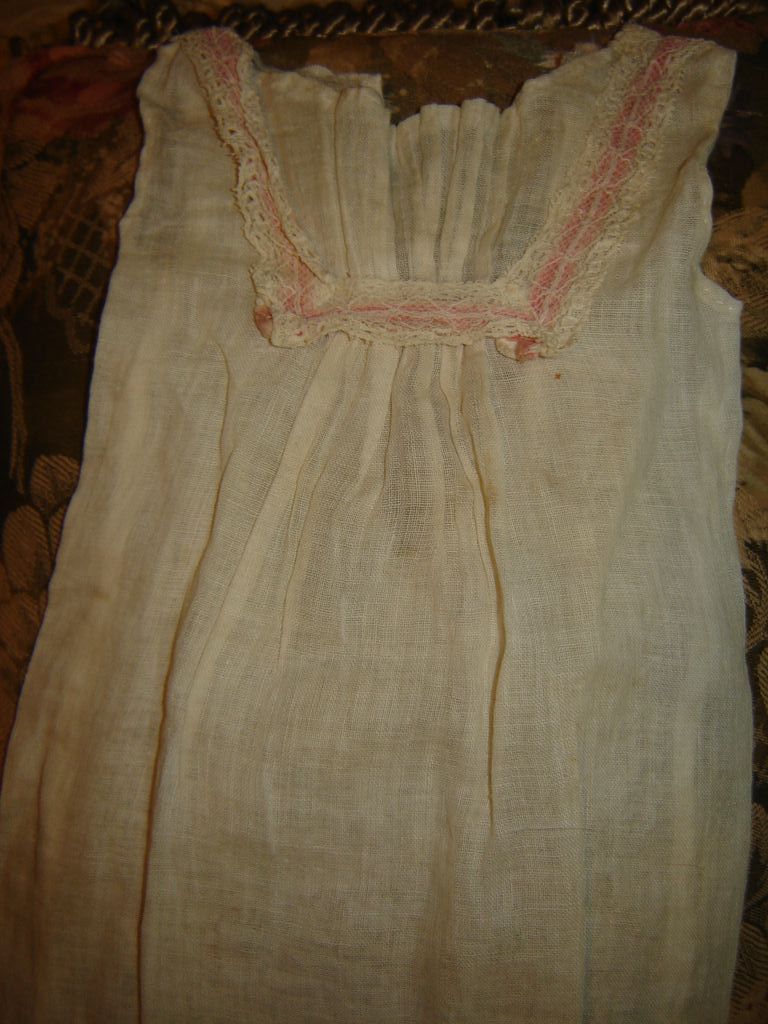 Antique Factory Chemise for French or German Bisque Doll Antique Factory Chemise for French or German Bisque Doll