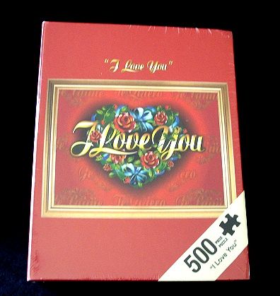 "I LOVE YOU" 500 Piece Jigsaw Puzzle - NIB - Never Opened "I LOVE YOU" 500 Piece Jigsaw Puzzle - NIB - Never Opened