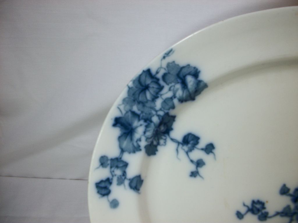 Flow Blue serving platter, Jesmond, C.T. Maling & Sons, 1893 Flow Blue serving platter, Jesmond, C.T. Maling & Sons, 1893