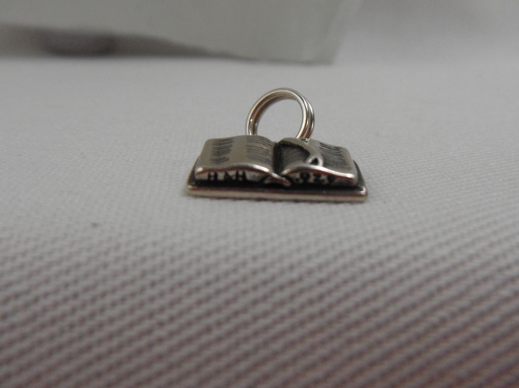 Sterling Silver Charm - Holy Bible Sterling Silver Charm - Holy Bible