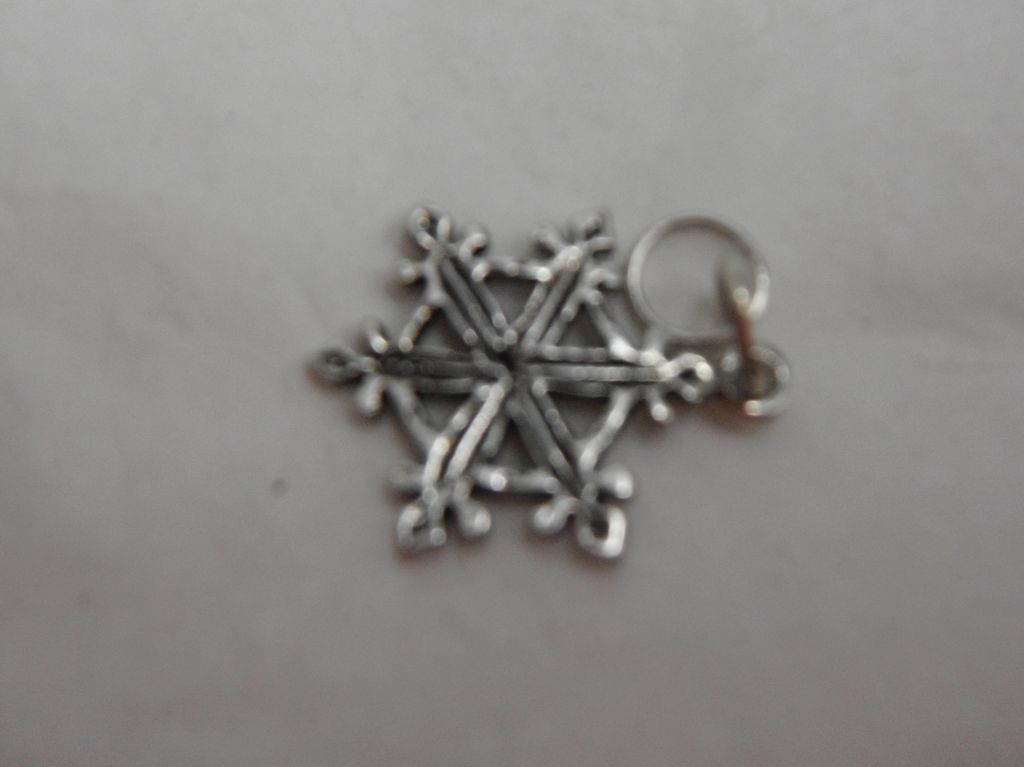 Sterling Silver Charm - Big Snowflake Sterling Silver Charm - Big Snowflake
