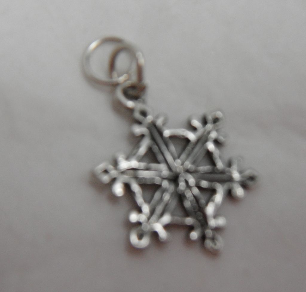 Sterling Silver Charm - Big Snowflake Sterling Silver Charm - Big Snowflake