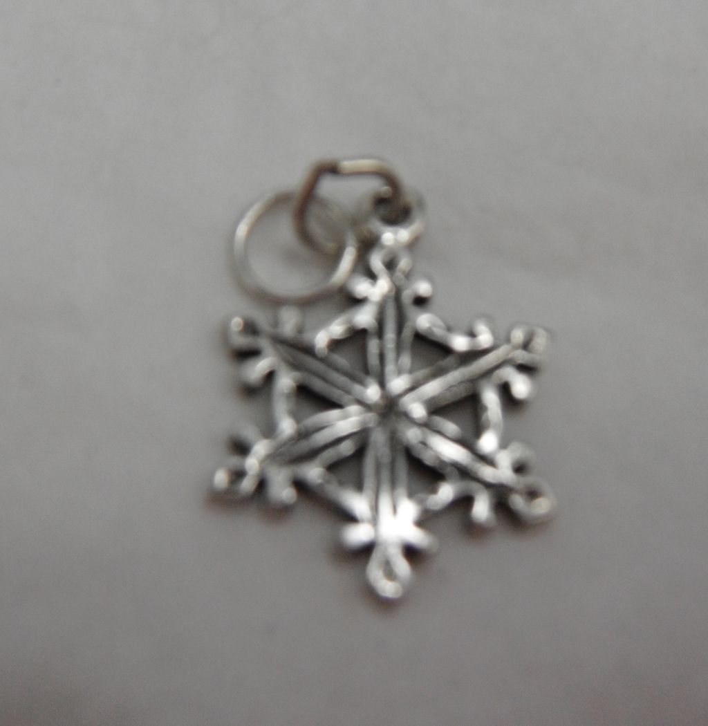 Sterling Silver Charm - Big Snowflake Sterling Silver Charm - Big Snowflake