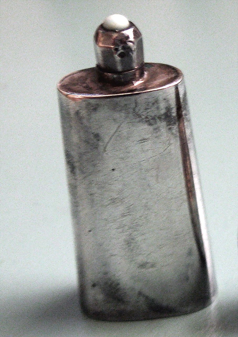 Vintage Sterling Silver Ornate Miniature turquoise top Perfume Scent Bottle Mexico Vintage Sterling Silver Ornate Miniature turquoise top Perfume Scent Bottle Mexico