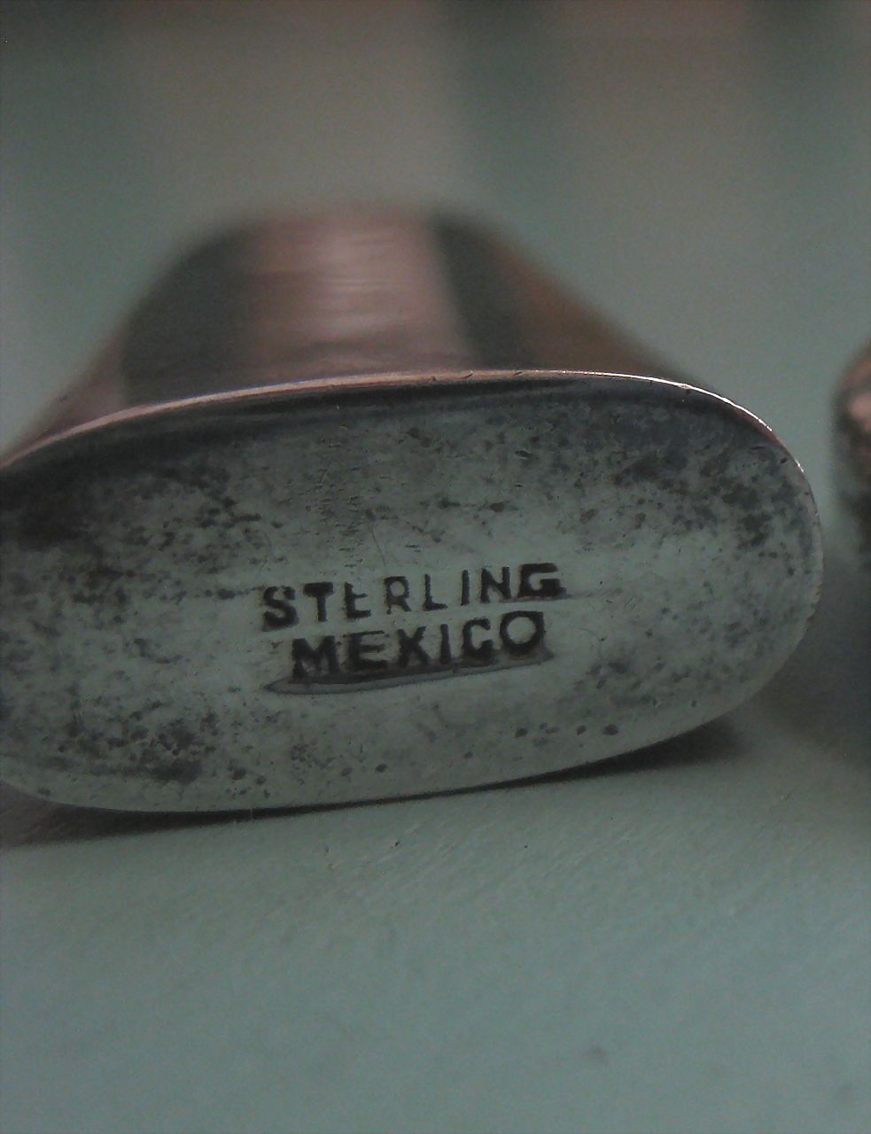 Vintage Sterling Silver Ornate Miniature turquoise top Perfume Scent Bottle Mexico Vintage Sterling Silver Ornate Miniature turquoise top Perfume Scent Bottle Mexico
