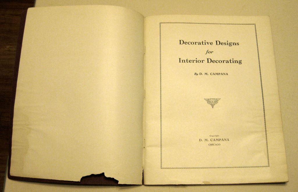 Vintage 1920's DECORATIVE DESIGNS by Campana Arts & Crafts 29 pg Book Vintage 1920's DECORATIVE DESIGNS by Campana Arts & Crafts 29 pg Book