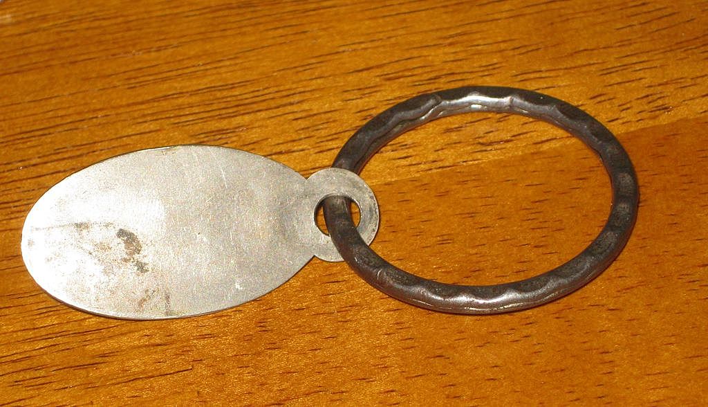 1923 Return to "Reward" Tag Silver Plated Pawhuska Oklahoma 1923 Return to "Reward" Tag Silver Plated Pawhuska Oklahoma