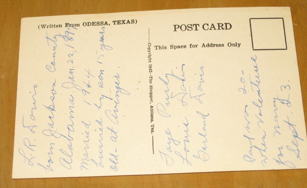 Vintage 1940's "Run Out of Texas" Cartoon Cowboy Postcard signed Rhea J Vernon Vintage 1940's "Run Out of Texas" Cartoon Cowboy Postcard signed Rhea J Vernon