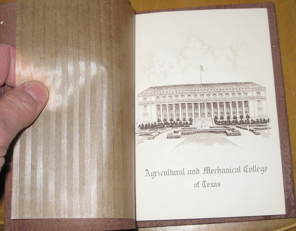 1954 Texas A&M Commencement Program 1954 Texas A&M Commencement Program