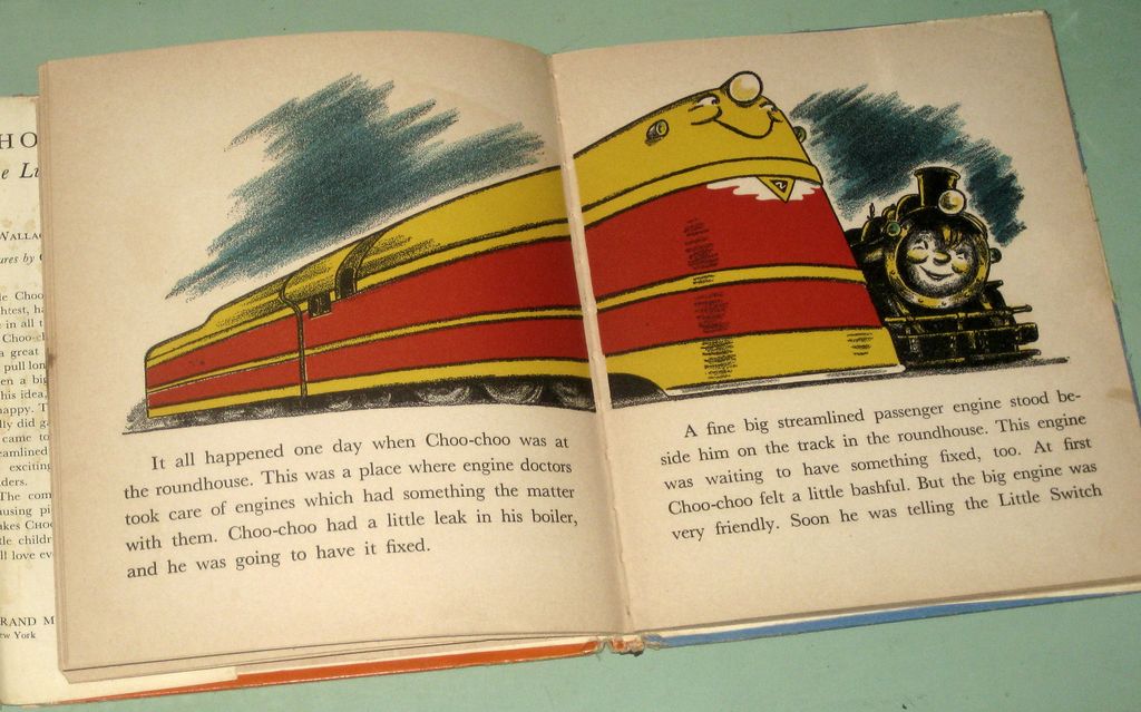 Vintage 1941 CHOO-CHOO The Little Switch Engine Wallace Wadsworth Clarence Biers HC, DJ Vintage 1941 CHOO-CHOO The Little Switch Engine Wallace Wadsworth Clarence Biers HC, DJ