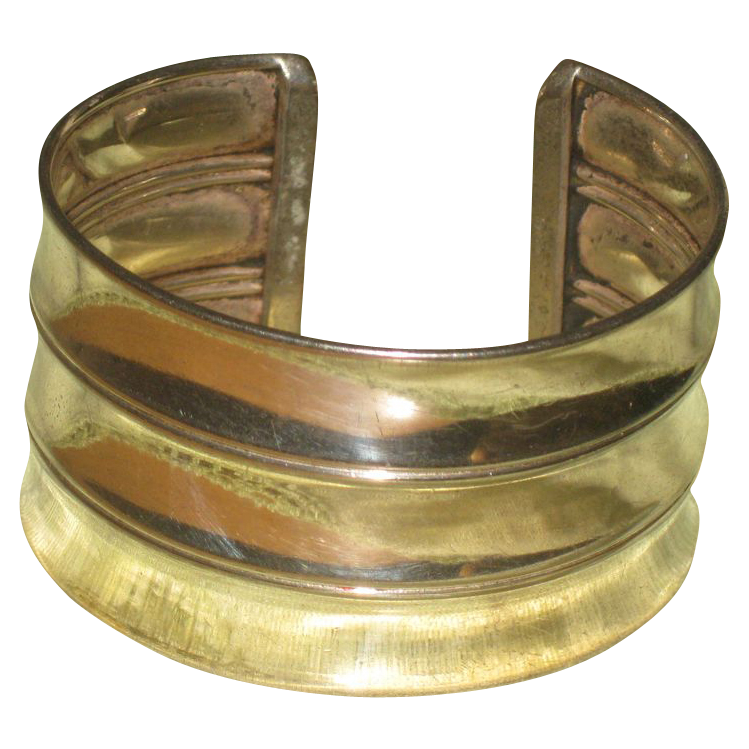 Vintage Sterling Silver Wide Cuff Bracelet Italy Vintage Sterling Silver Wide Cuff Bracelet Italy