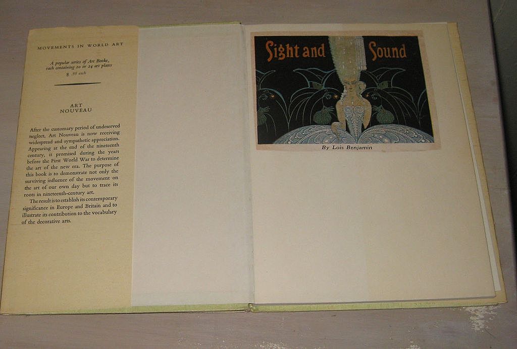 Vintage Art Nouveau Book Illustrated Movements in World Art Vintage Art Nouveau Book Illustrated Movements in World Art