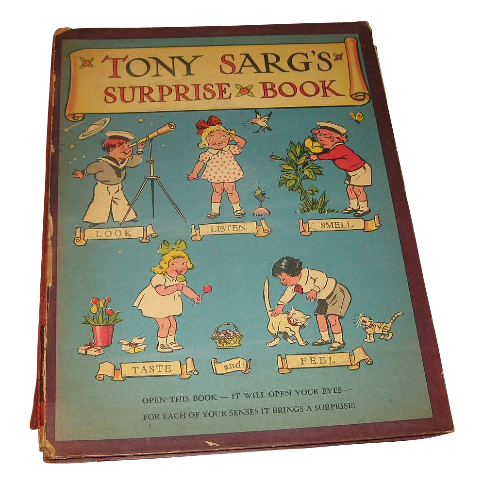 Tony Sarg's Surprise Book 1941 Mechanical Book Tony Sarg's Surprise Book 1941 Mechanical Book