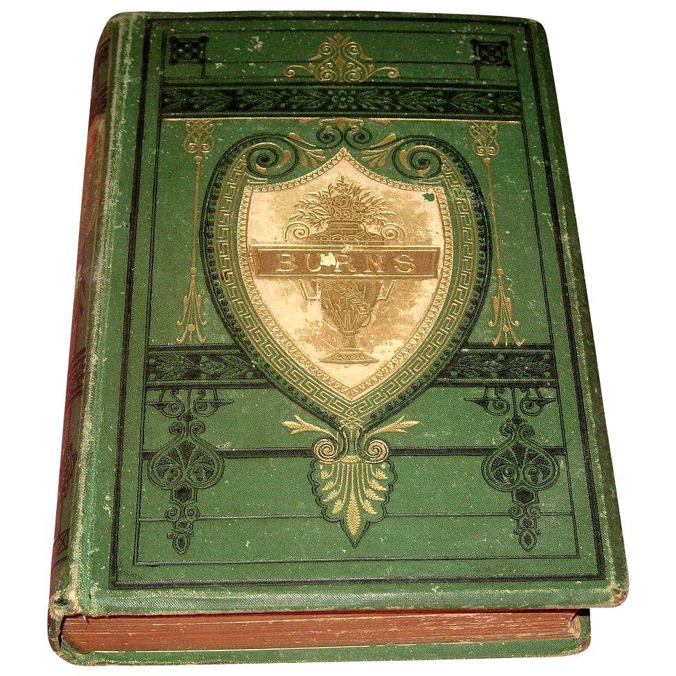 The Poetical Works & Letters of Robert Burns Poetry Antique Book The Poetical Works & Letters of Robert Burns Poetry Antique Book
