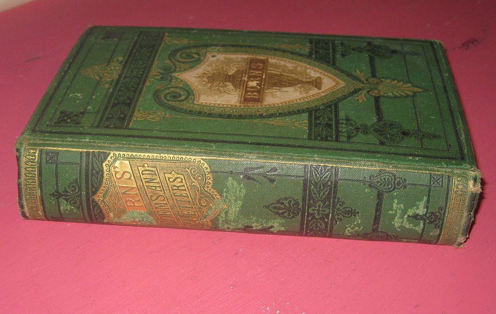 The Poetical Works & Letters of Robert Burns Poetry Antique Book The Poetical Works & Letters of Robert Burns Poetry Antique Book