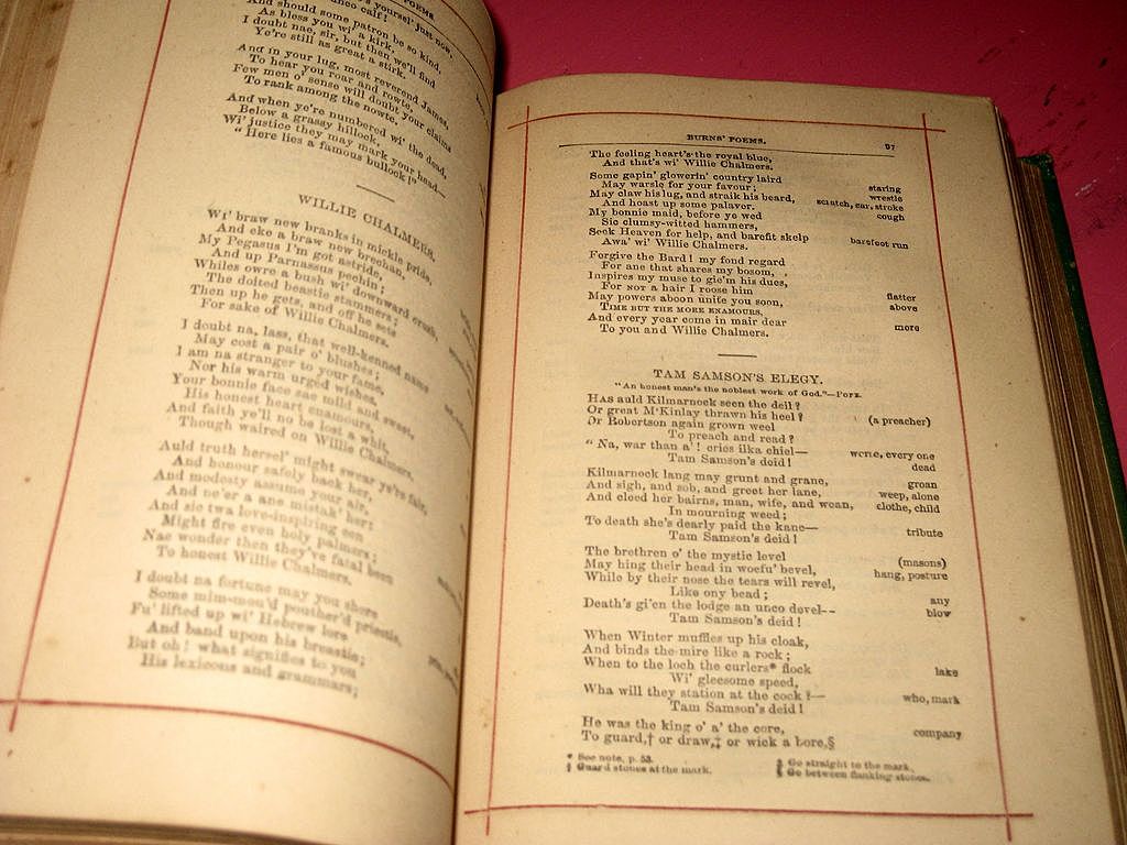 The Poetical Works & Letters of Robert Burns Poetry Antique Book The Poetical Works & Letters of Robert Burns Poetry Antique Book