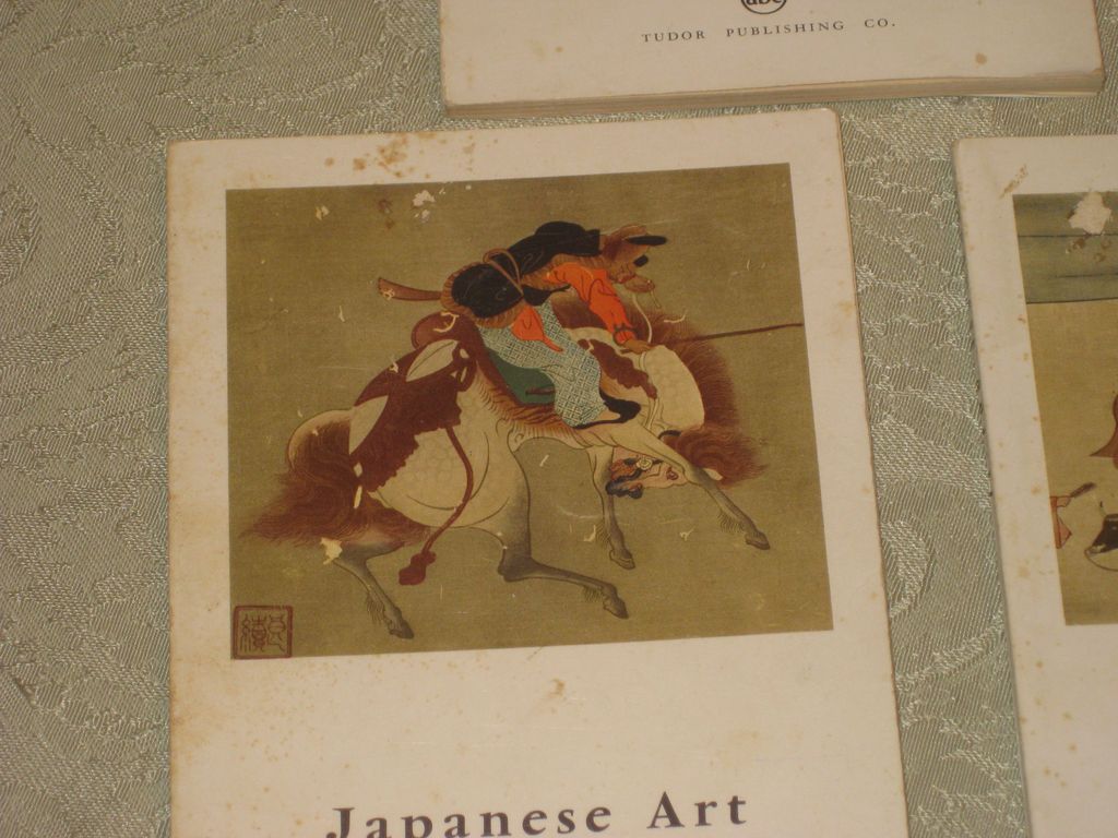 3 vintage books Circa 1958 Japanese Art Illustrated by Tudor Publishing 3 vintage books Circa 1958 Japanese Art Illustrated by Tudor Publishing
