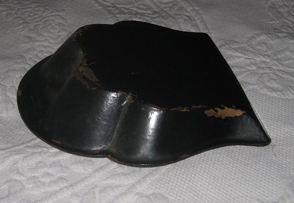 Antique Papier Mache Victorian Dust Crumb Pan Hand Painted Lilly of the Valley Antique Papier Mache Victorian Dust Crumb Pan Hand Painted Lilly of the Valley