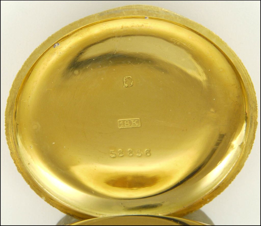 Antique Circa 1900 Swiss 18K Gold Demi-Hunter Fob Watch Antique Circa 1900 Swiss 18K Gold Demi-Hunter Fob Watch