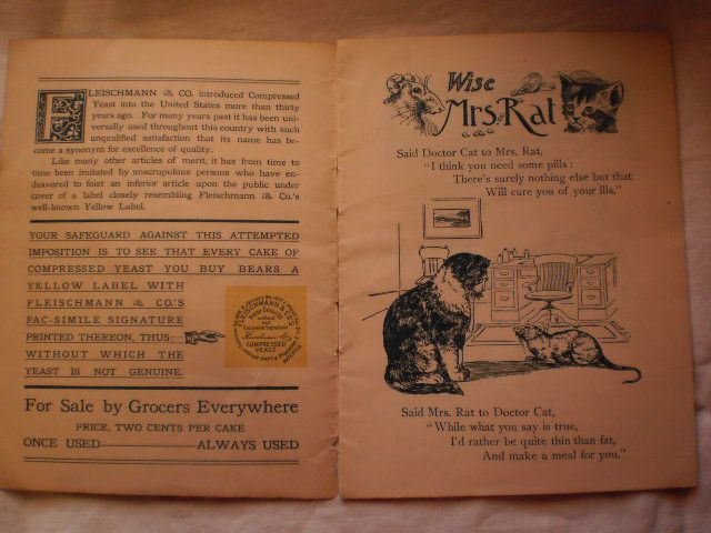 Fleischmann & Co. Jingle Book - Series No. 1 - Advertisement Fleischmann & Co. Jingle Book - Series No. 1 - Advertisement