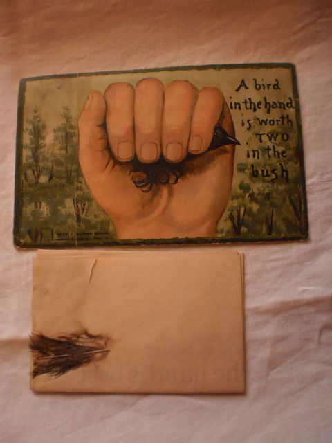 Trade Card from Needham Piano & Organ Company - "Bird in Hand" Trade Card from Needham Piano & Organ Company - "Bird in Hand"