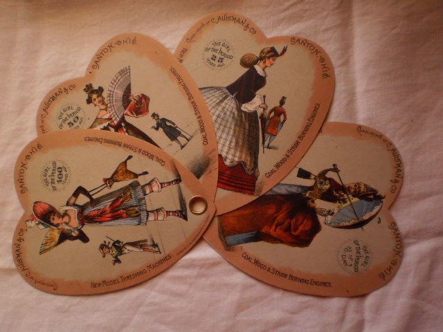 Trade Card Advertisement Fan - C. Aultman & Co. Trade Card Advertisement Fan - C. Aultman & Co.