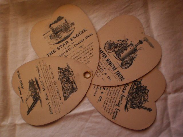 Trade Card Advertisement Fan - C. Aultman & Co. Trade Card Advertisement Fan - C. Aultman & Co.